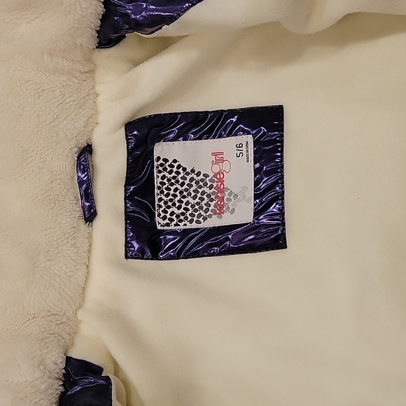 Kenzie girl puffer blue coat 5/6 toddler girl - Picture 3 of 4
